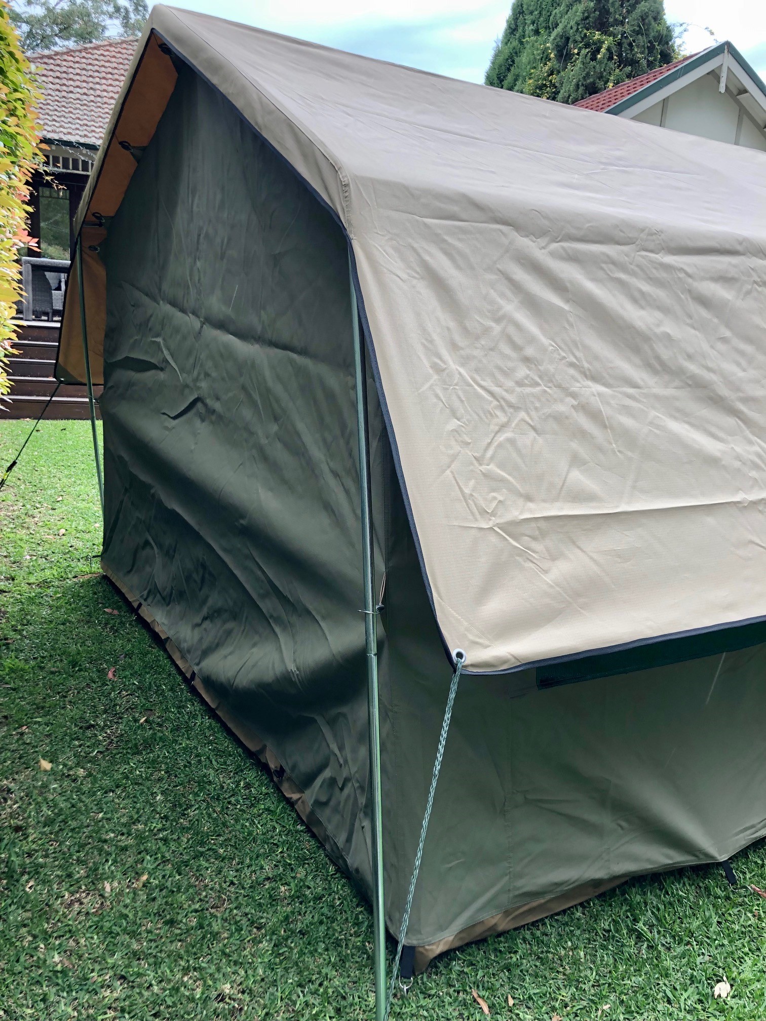 Campmor Bungalow Heavy Duty Canvas Family Tent 3 3m X 5 8m Diamantina Outdoors