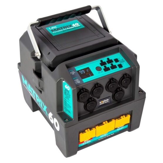 Explore Planet Earth 60AH Lithium Ion Phosphate Portable Battery Pack - FREE Portable Solar Blanket Kit 120W (value $549.95) - Image 2