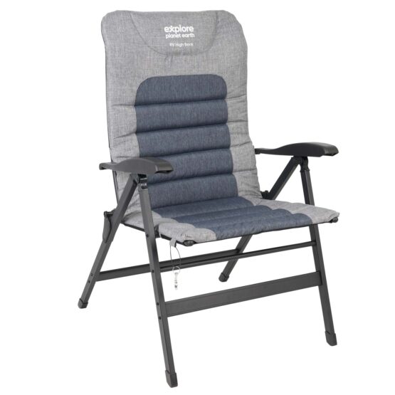 EPE RV High Back Padded 7 Position Folding Chair with Carry Bag - Image 7